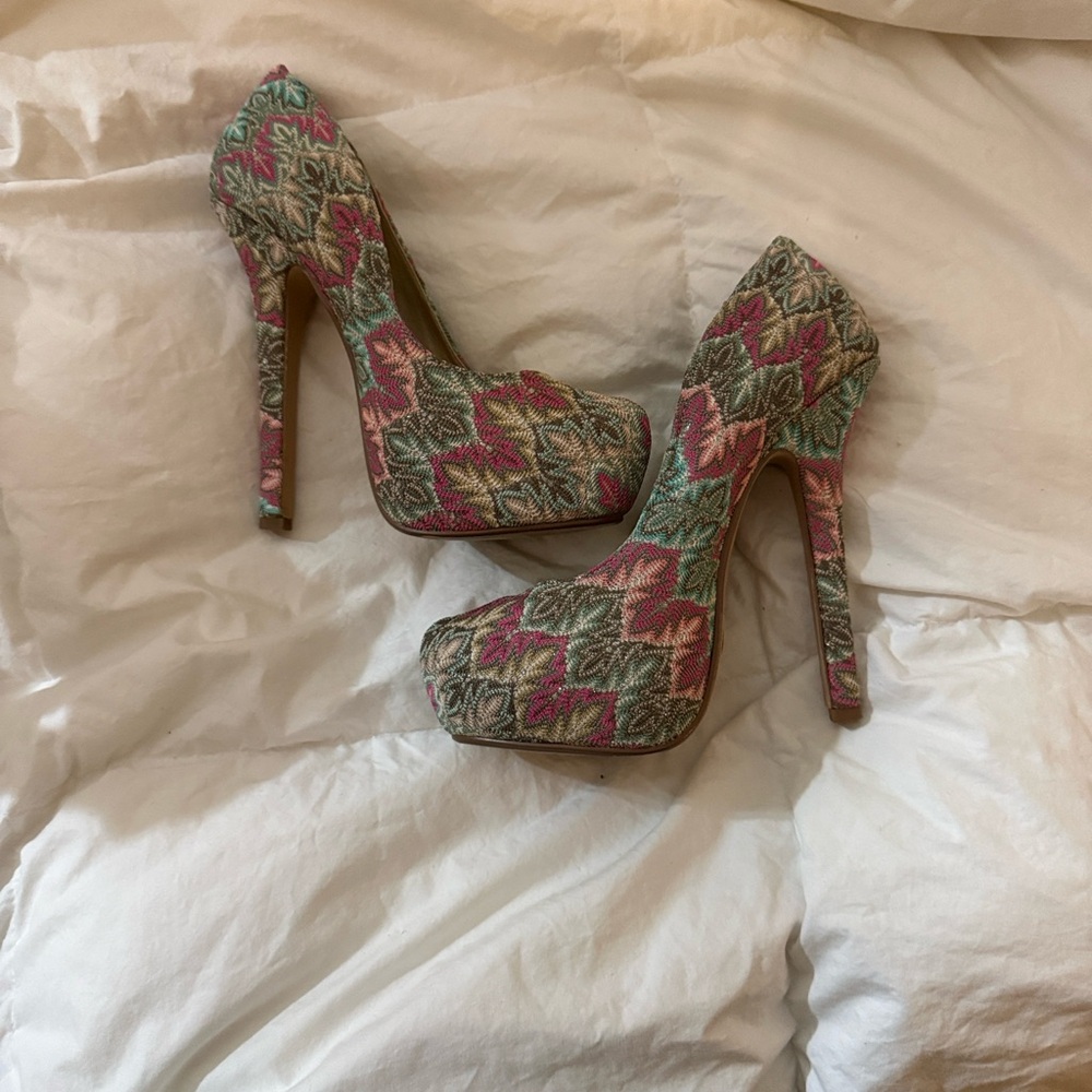 Forever 21 Vibrant Patterned Heels